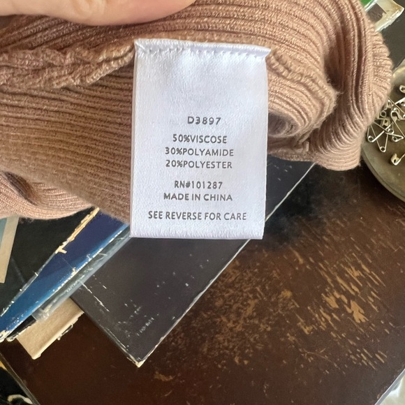 NWT Alexia Admor Ariana V Neck Cut Out Backless Ribbed Nude Midi Dress XS - Picture 8 of 8